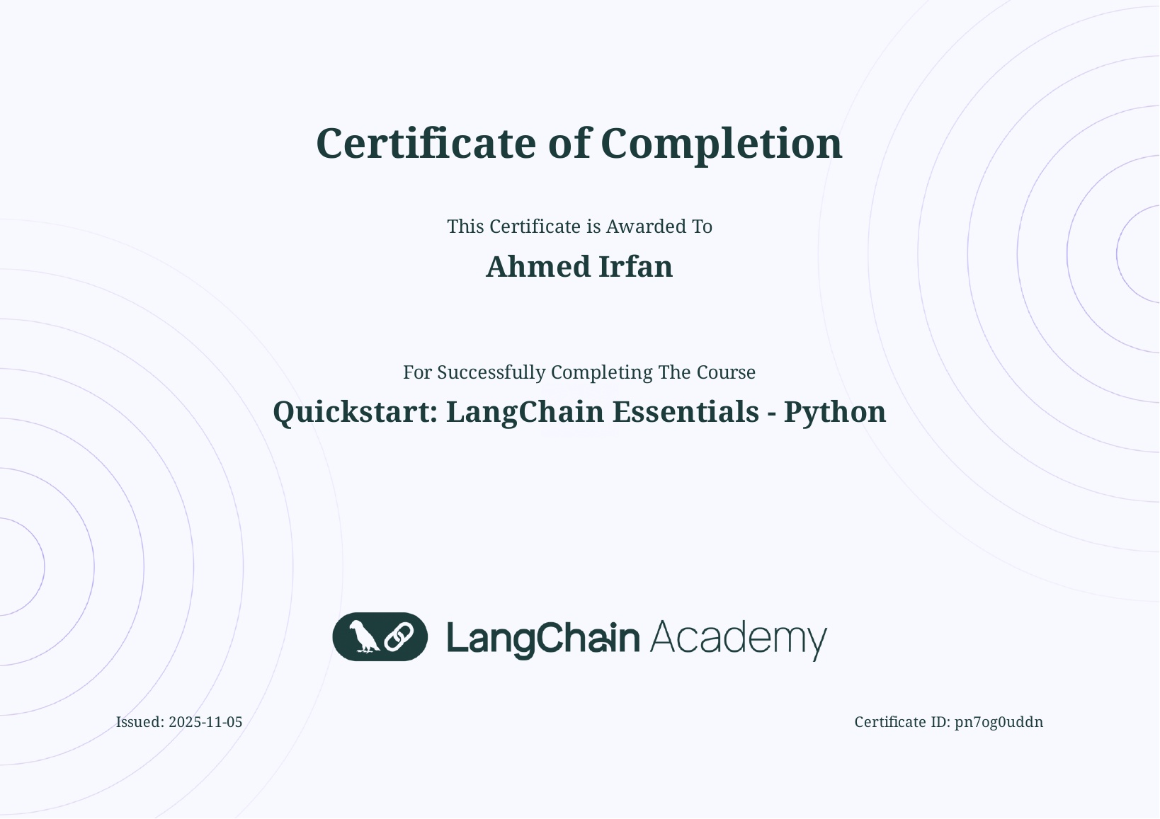 LangChain Essentials – Python